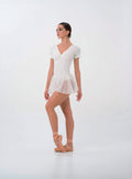 Body Mezza Manica con Gonnellino in Chiffon - vista 1