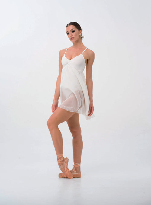 Body Bretellina con Gonna in Chiffon - vista 1